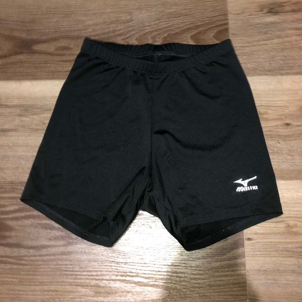 black spandex shorts